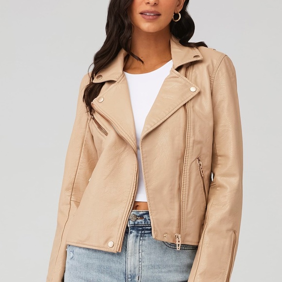 BLANK NYC - FAUX LEATHER MOTO JACKET - Picture 2 of 3